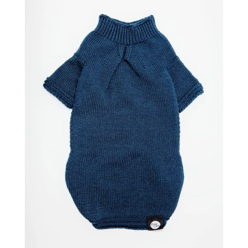 The Mabel Dog Sweater in Nightjar Green (FINAL SALE)