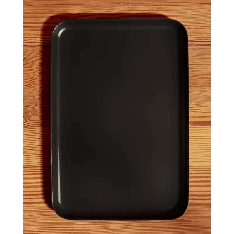 Fresco Dog Bowl Tray in Black (FINAL SALE)