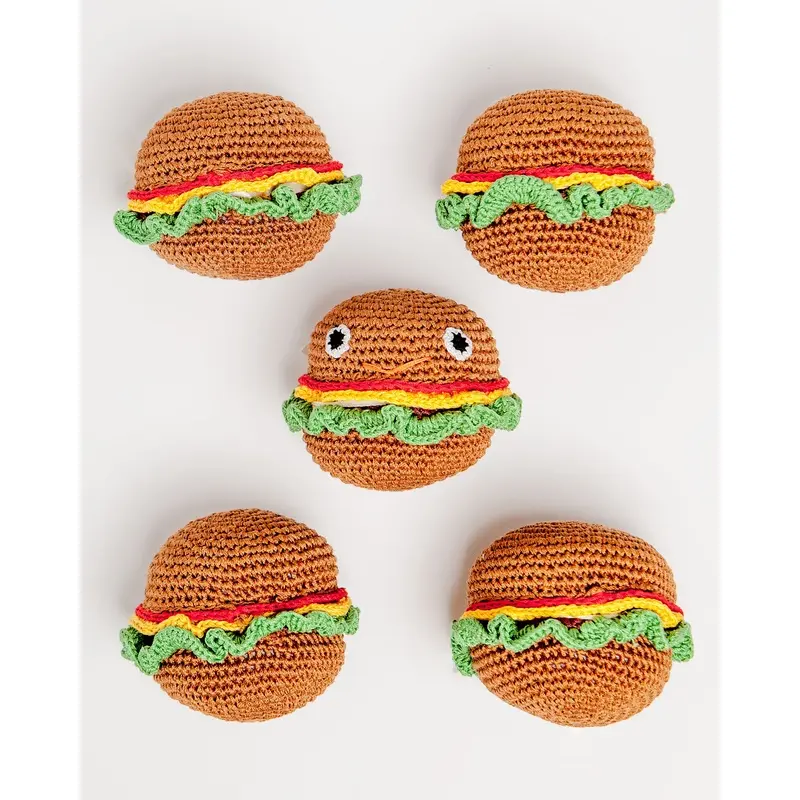Hamburger Organic Knit Toy