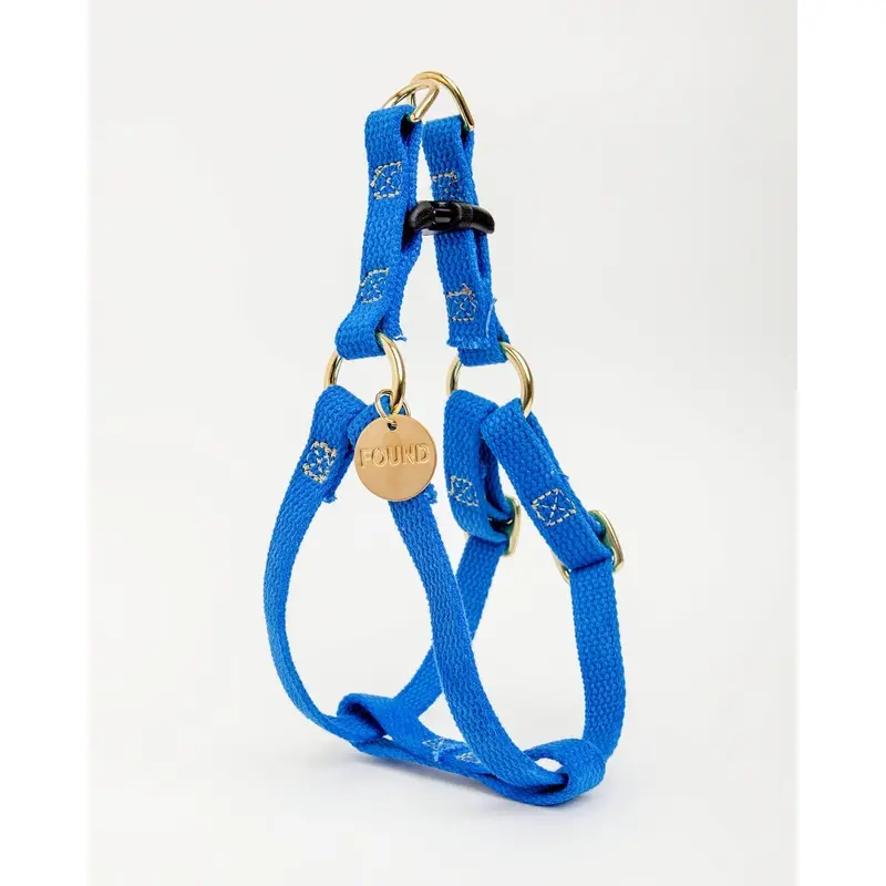 Cotton Webbing Harness in Cobalt Blue (FINAL SALE)