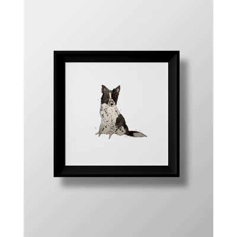 Custom Watercolor Pet Portrait (11" x 11") (Dropship)