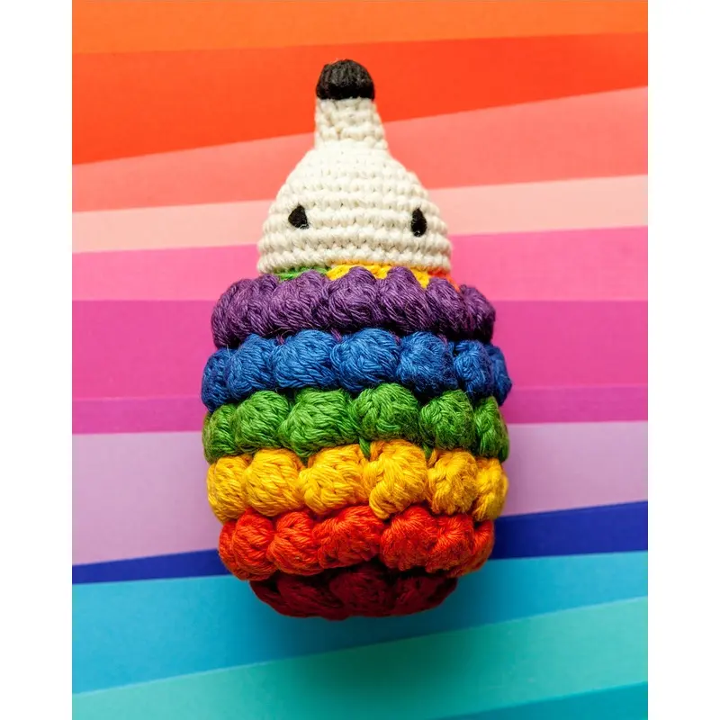 Hand Crochet Hedgehog Toy