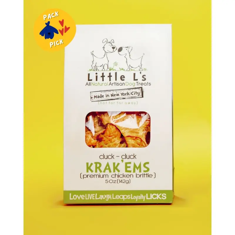 Krak Ems Chicken Brittle Treats for Dogs