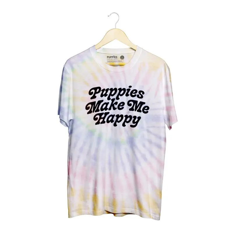 Puppies are Far Out Tie-Dye Unisex Tee (FINAL SALE)