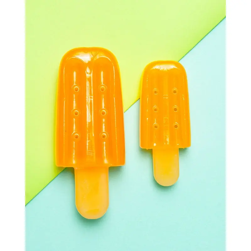 Freeze-Me Pupsicle Dog Toy in Orange