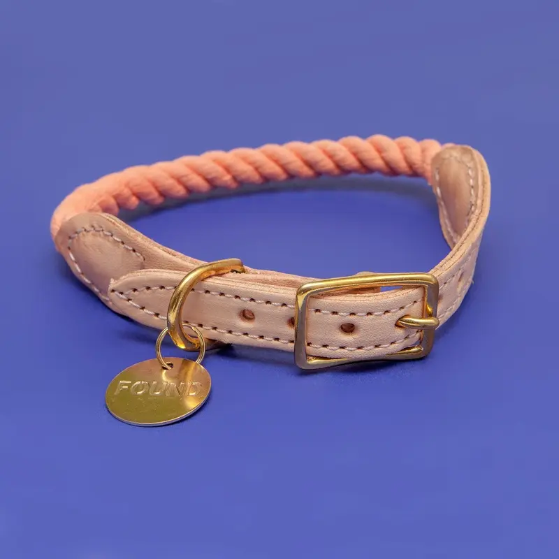 Rope Collar in Peach