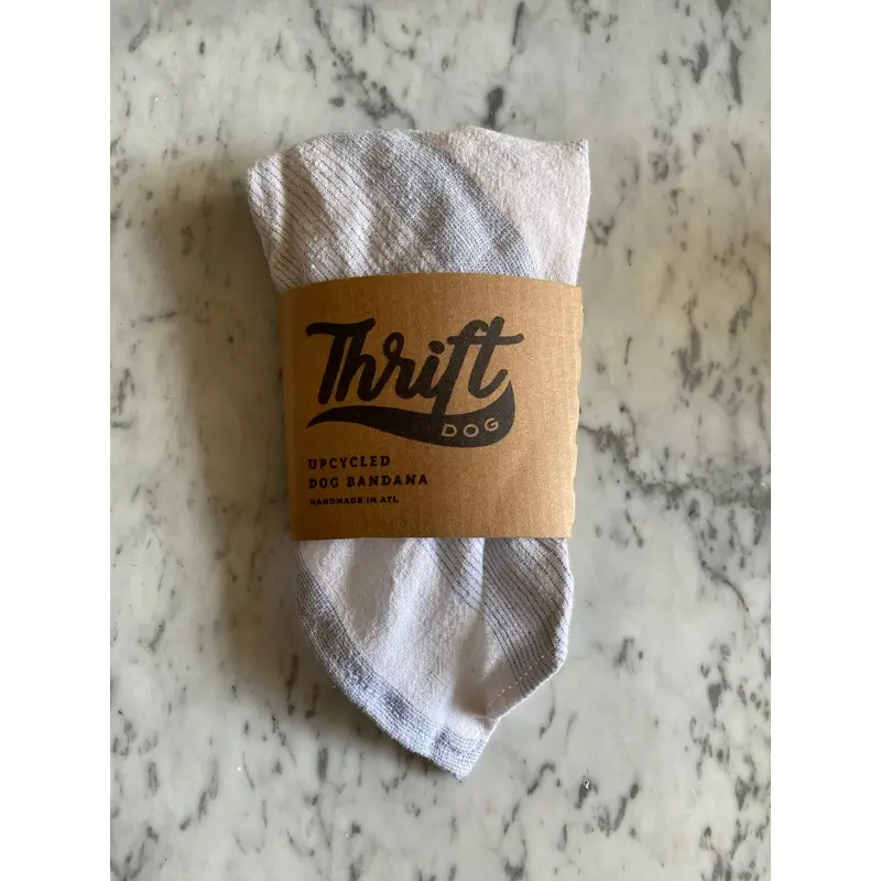 Upcycled Bandana in Summer Blue & White (FINAL SALE)