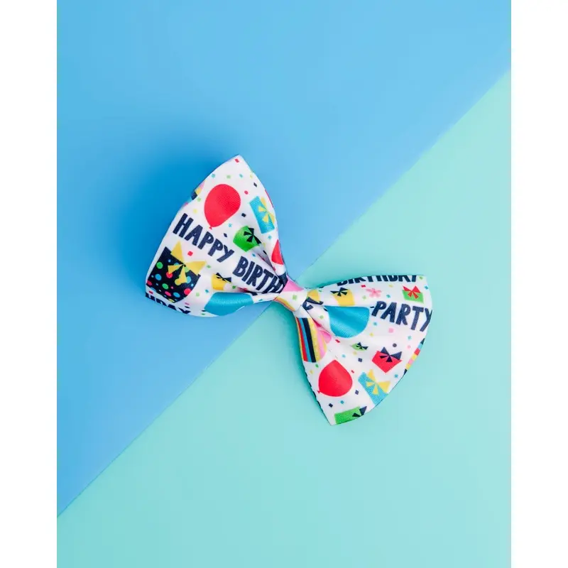 Happy Birthday Bow Tie for Dogs & Cats