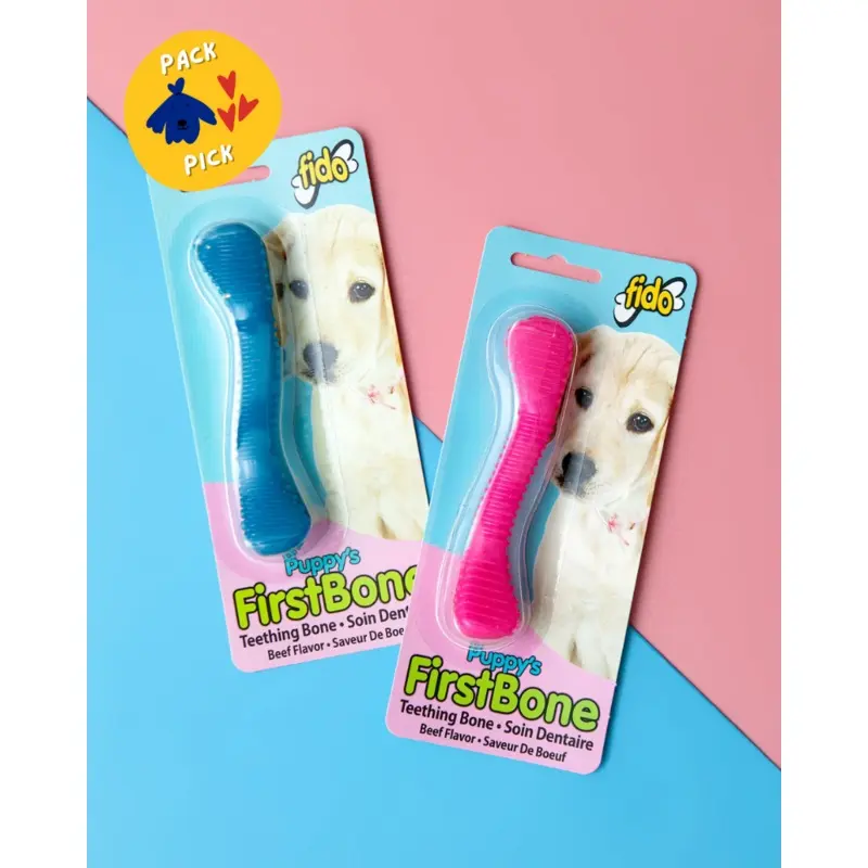 Puppy's First Bone Teething Toy (Made in the USA)