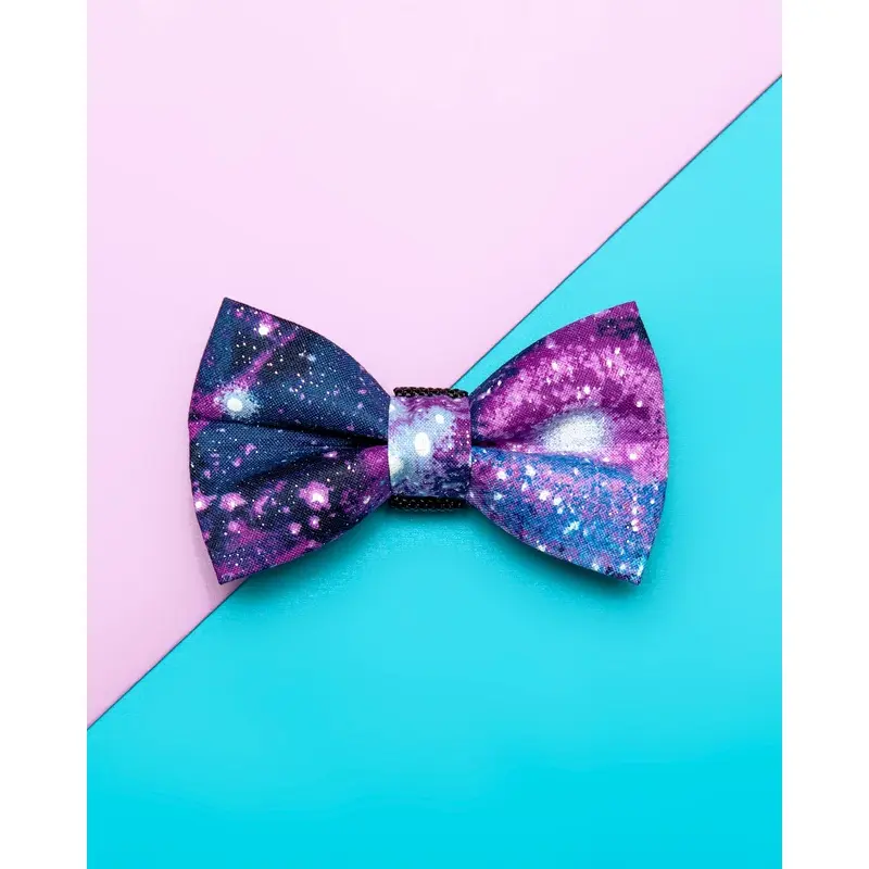 Dog Bow Tie in Galaxy (FINAL SALE)