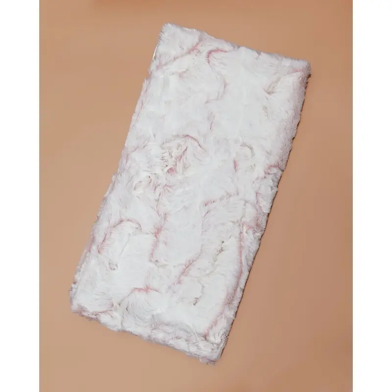 Frosted Rosewater Plush Dog Blanket