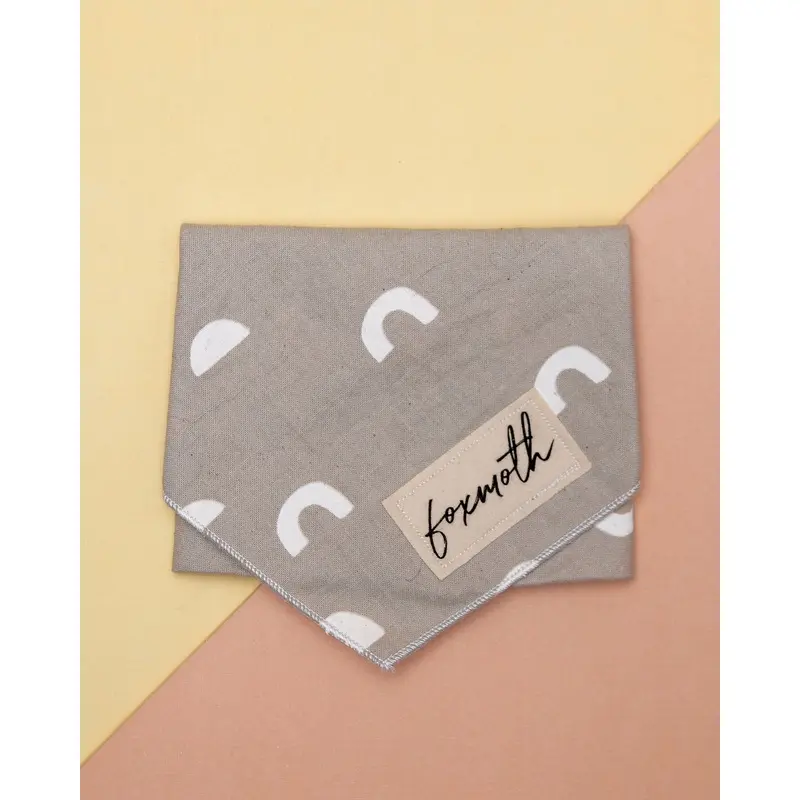Oatmeal Moonrise Dog Bandana << FINAL SALE >>