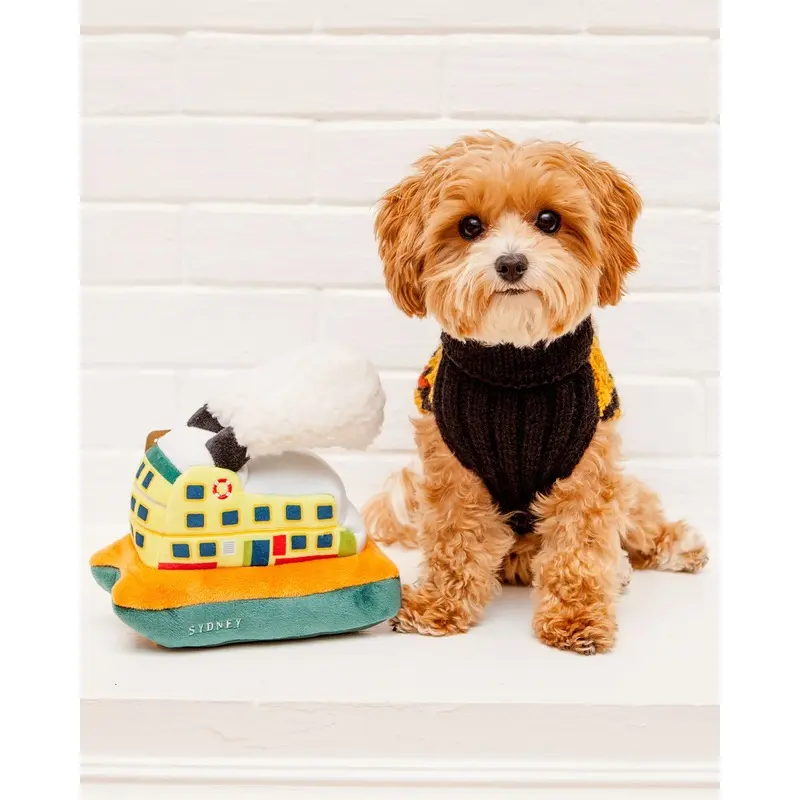 Sydney Ferry Plush Dog Toy