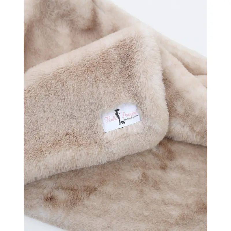 Teddy Bear Plush Dog Blanket (Made in the USA)