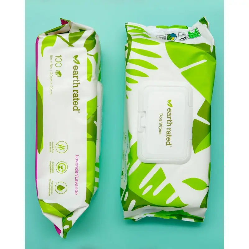 100 Count Dog Grooming Wipes in Unscented