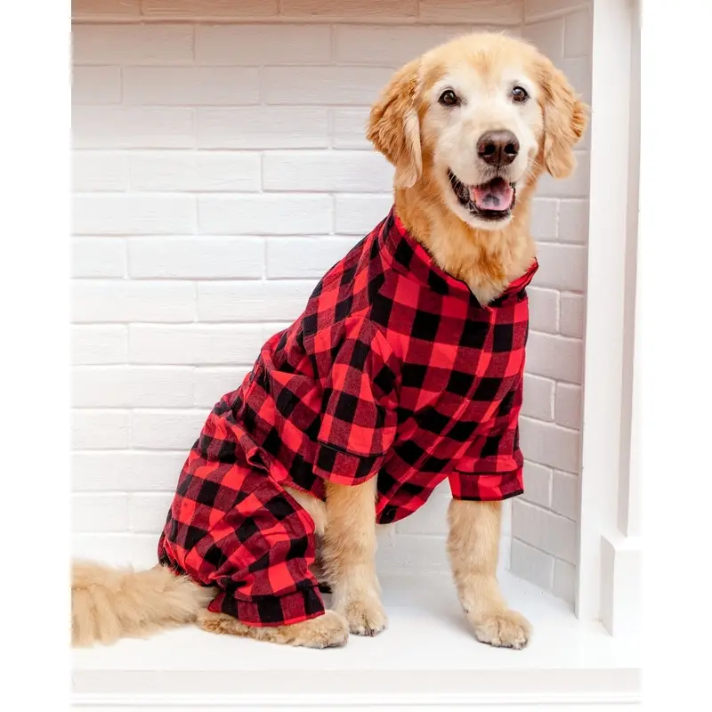 Buffalo Check Flannel Dog PJ's (FINAL SALE)