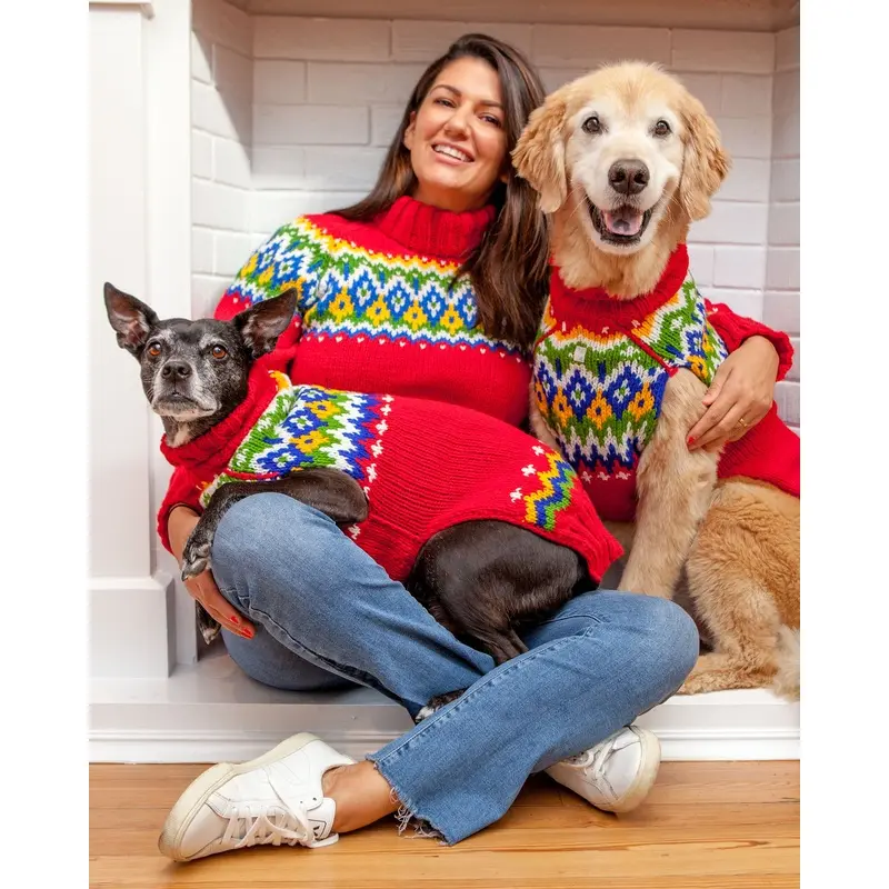 Festive Fairisle Human Sweater << FINAL SALE >>