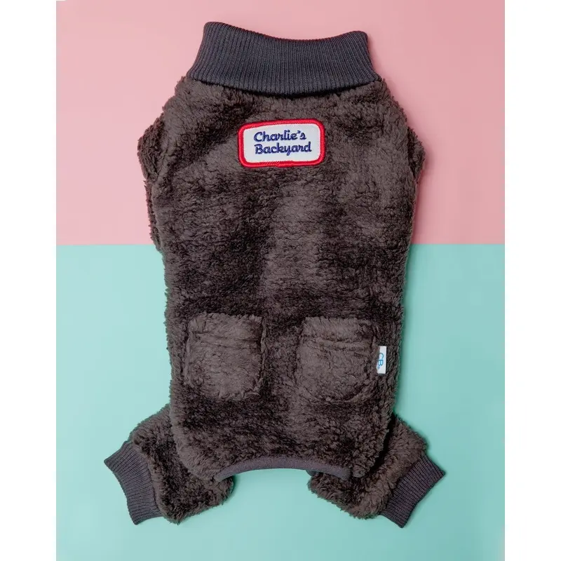 Monster Warmer Dog Onesie in Grey((CLEARANCE))