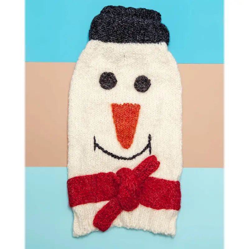 Snowpup Handknit Howliday Dog Sweater