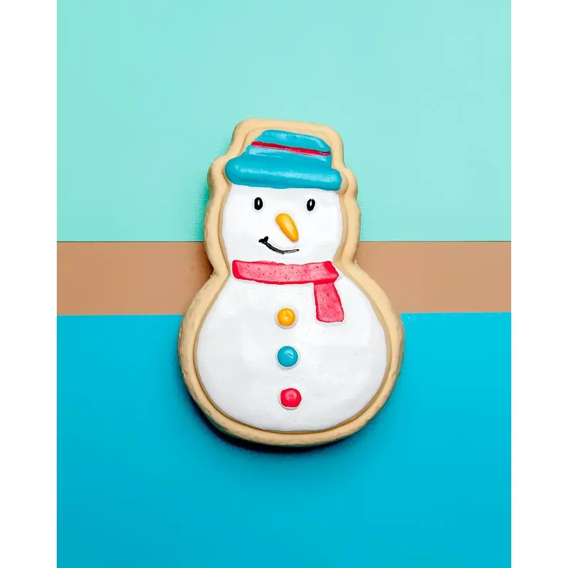 Winter Snowman Latex Squeaky Dog Toy