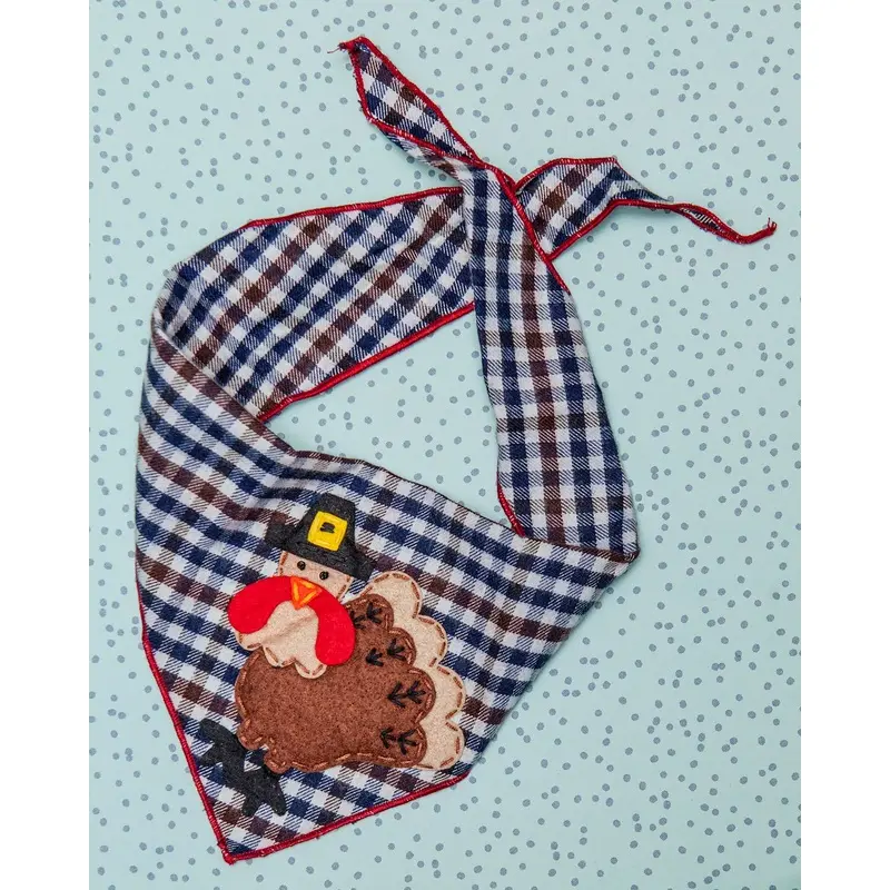 Yappy Turkey Day Thanksgiving Bandana