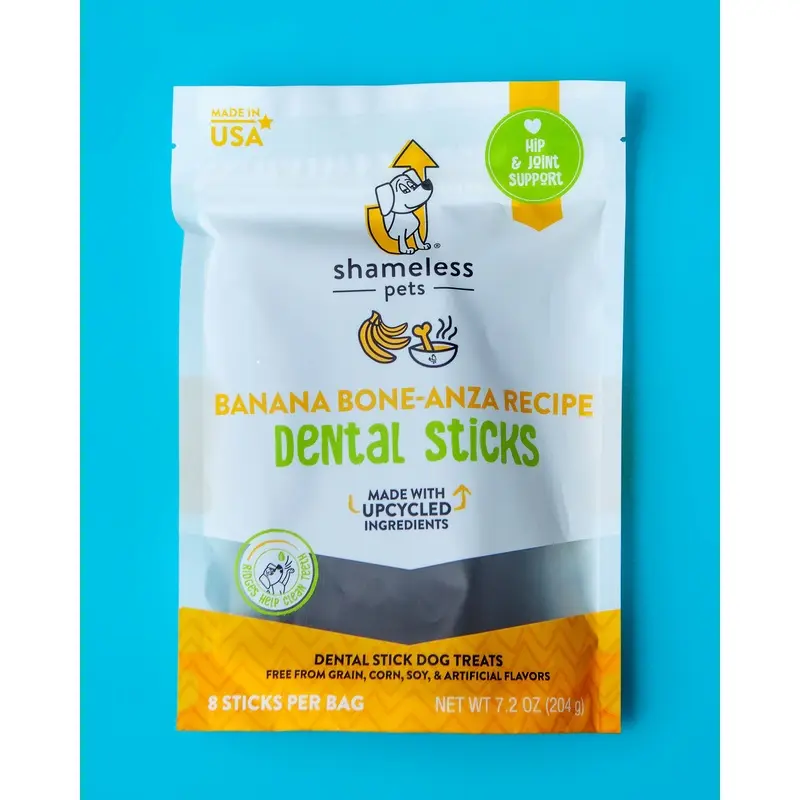 Banana Boneanza Dental Sticks for Dogs