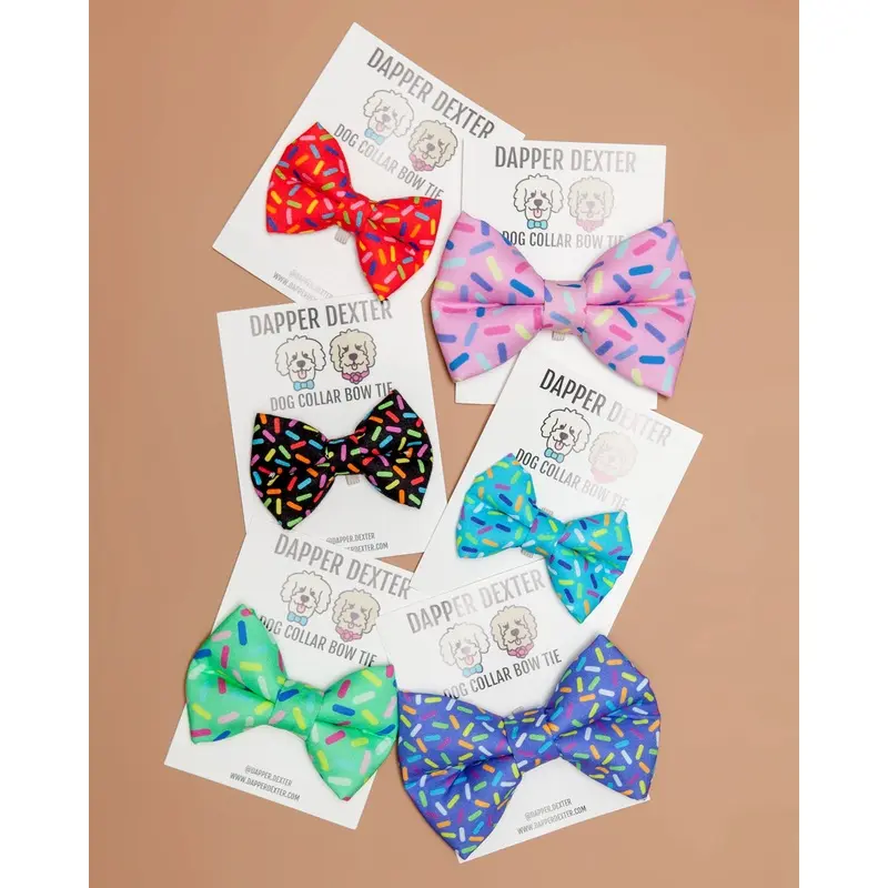 Barkday Sprinkles Pet Bow Tie (Made in the USA)