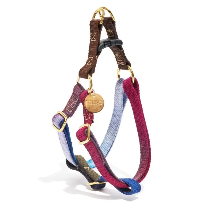 Cotton Webbing Dog Harness in Mood Ring (FINAL SALE)