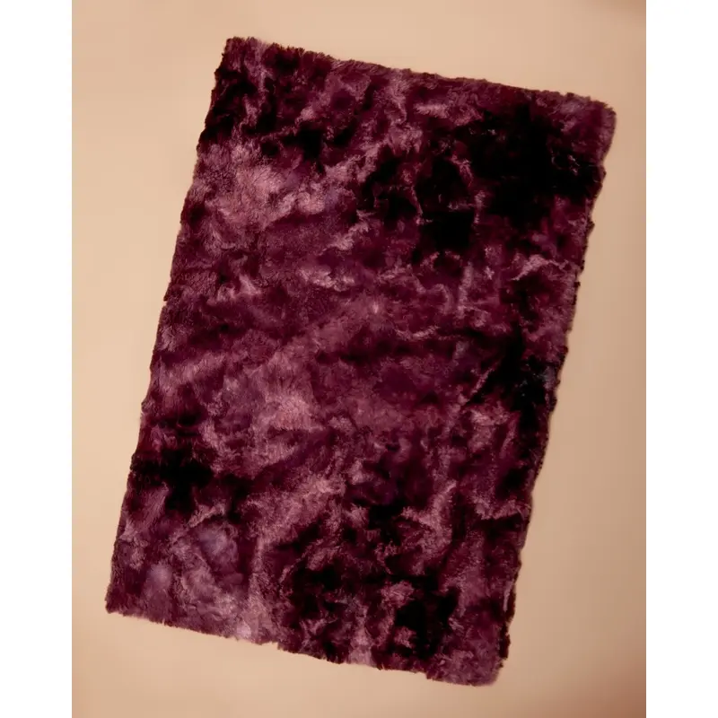 Faux Fur Dog Blanket in Thistle (FINAL SALE)