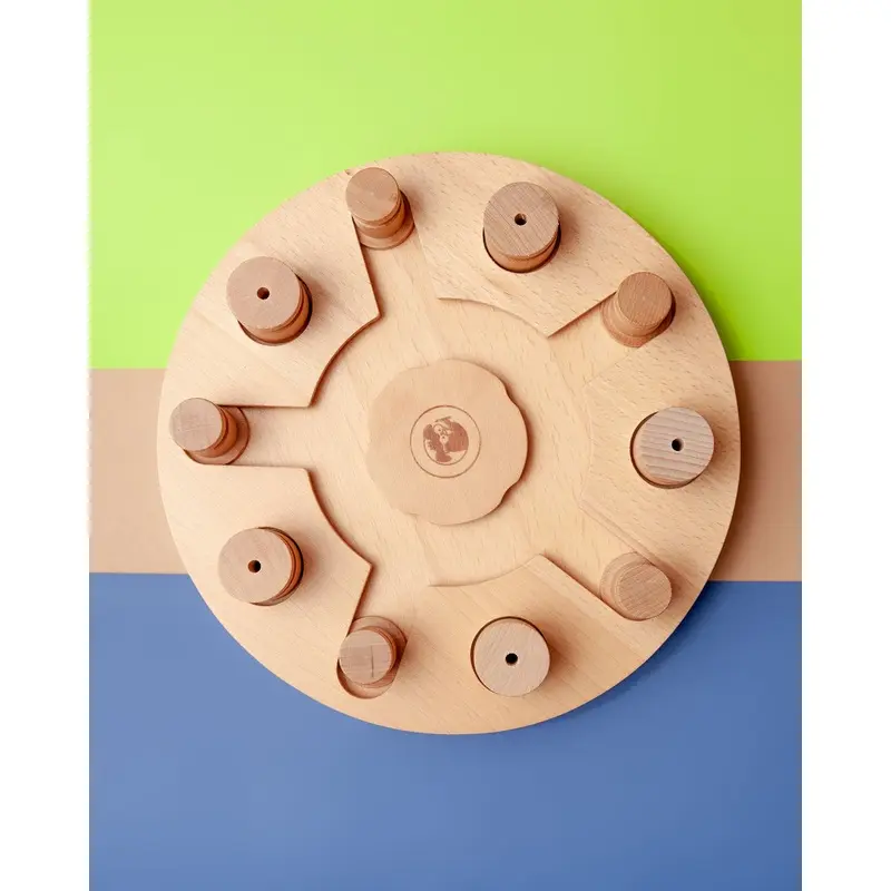 Mandala & Star Dog Puzzle Treat Game