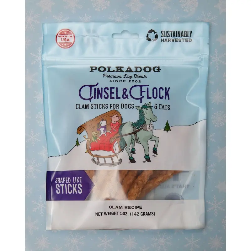 Tinsel & Flock Clam Chowda Stick Dog Treats