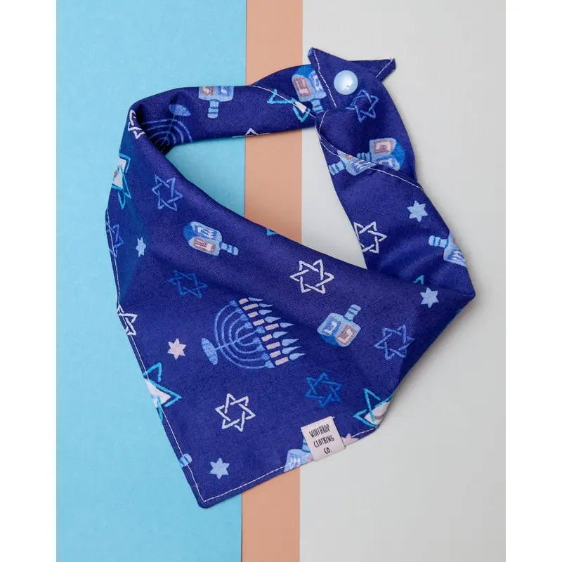Yappy Hanukkah Dog Bandana << FINAL SALE >>