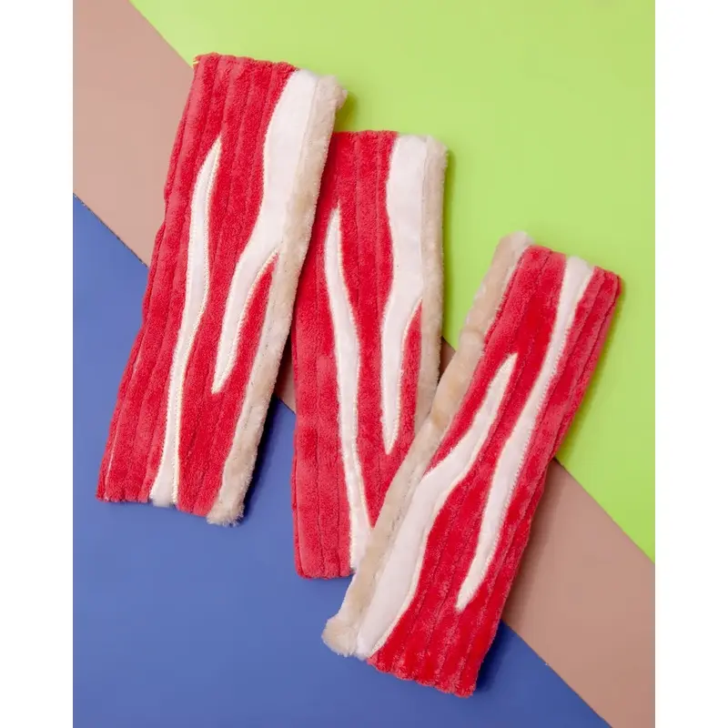 Bacon Squeaky Dog Toy