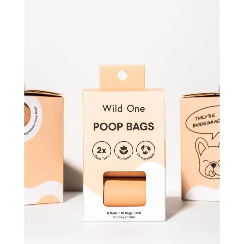 Eco-Friendly Dog Poop Bags in Tan