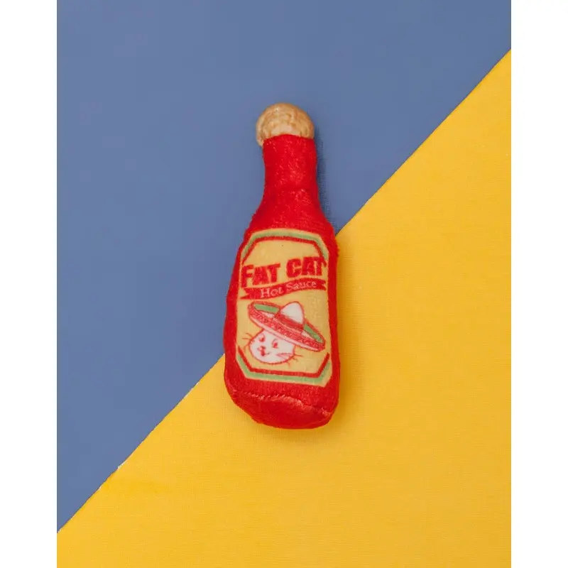 Fat Cat Hot Sauce Plush Cat Toy