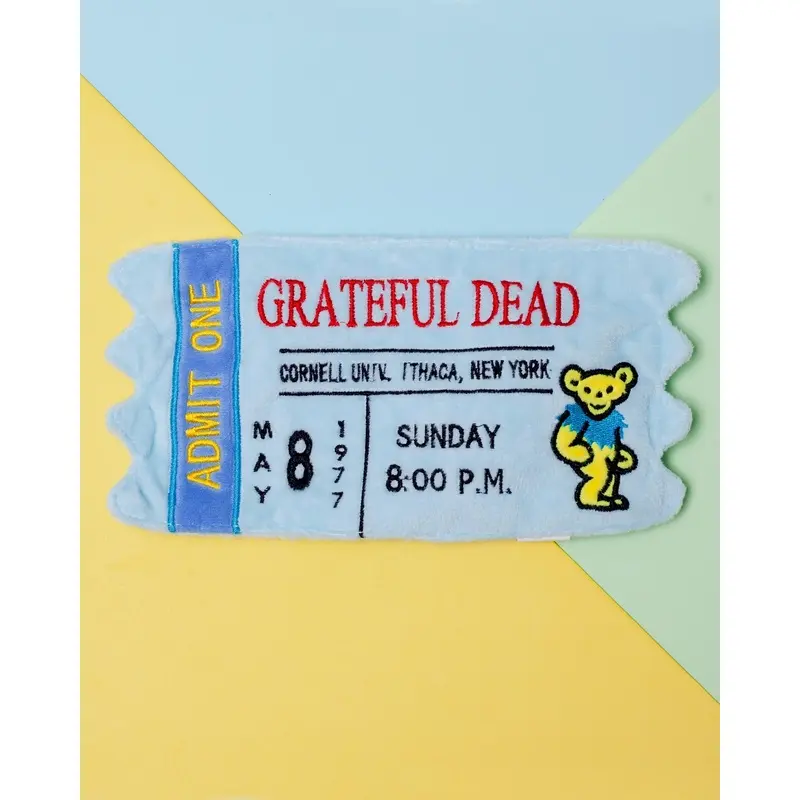 Grateful Dead Concert Ticket Plush Toy