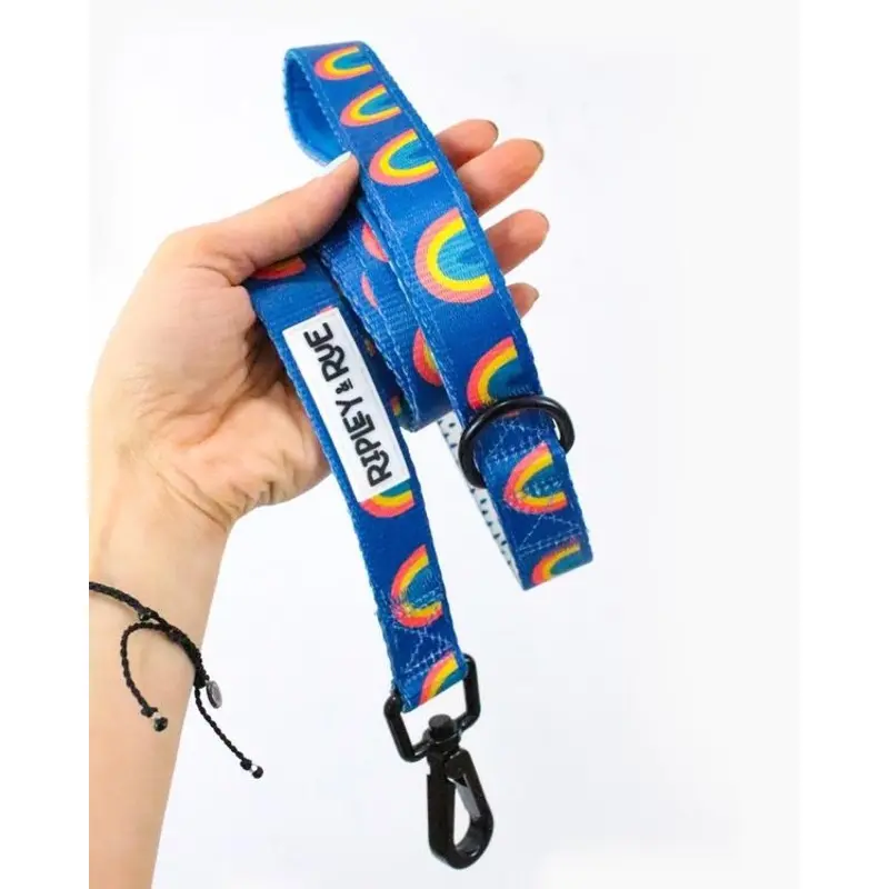 Rainbow Bright Soft Grip Dog Leash