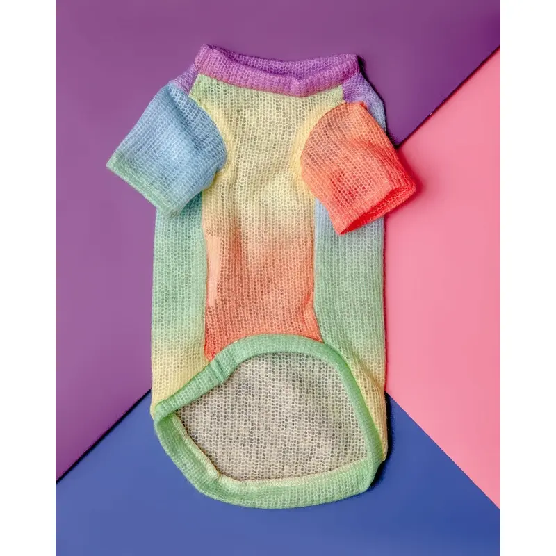 Rainbow Ombre Tiny Dog Sweater << CLEARANCE >>