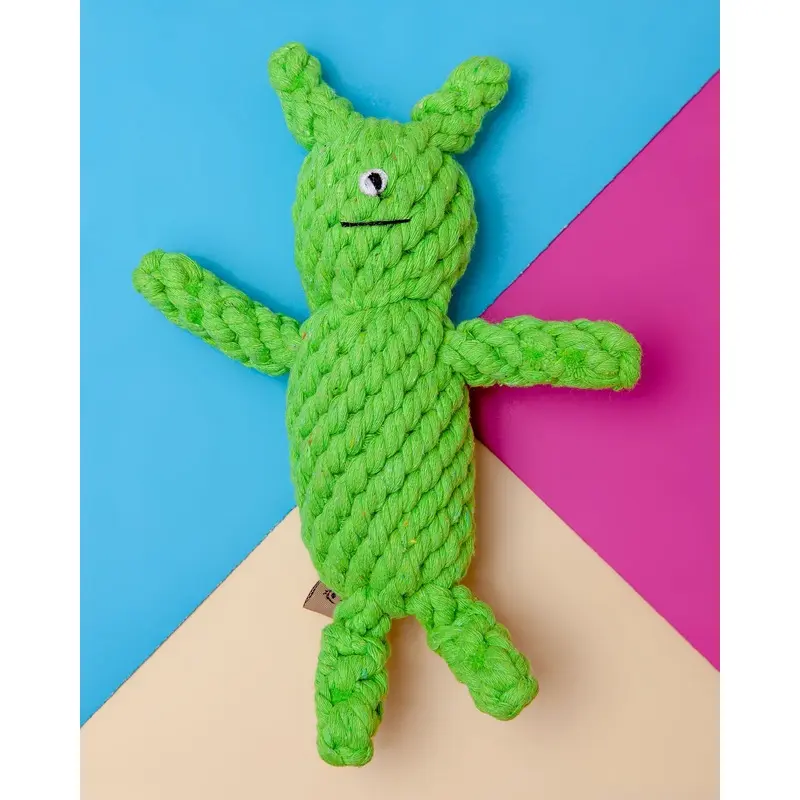 Norman the Alien Rope Dog Toy