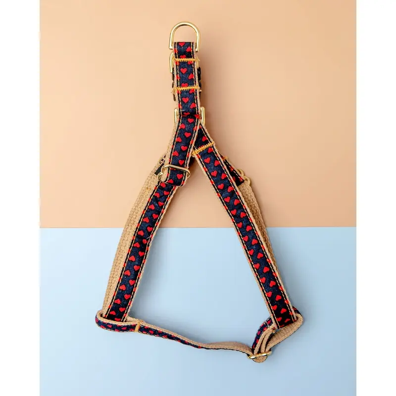 Red Heart Step-In Dog Harness (Made in the USA) << FINAL SALE >>