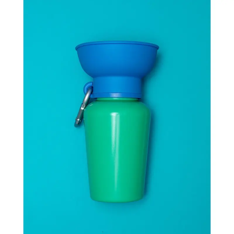 Basil and Blueberry Flip Dog Travel Water Bottle (Limited Edition)
