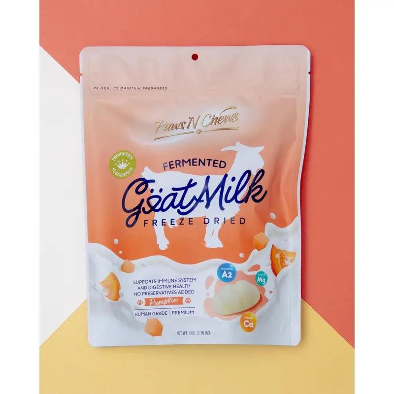 Freeze-Dried Probiotic Goat Milk Dog Treat (Pumpkin)