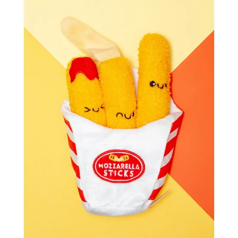 Mozzarella Sticks Crinkle Interactive Dog Toy
