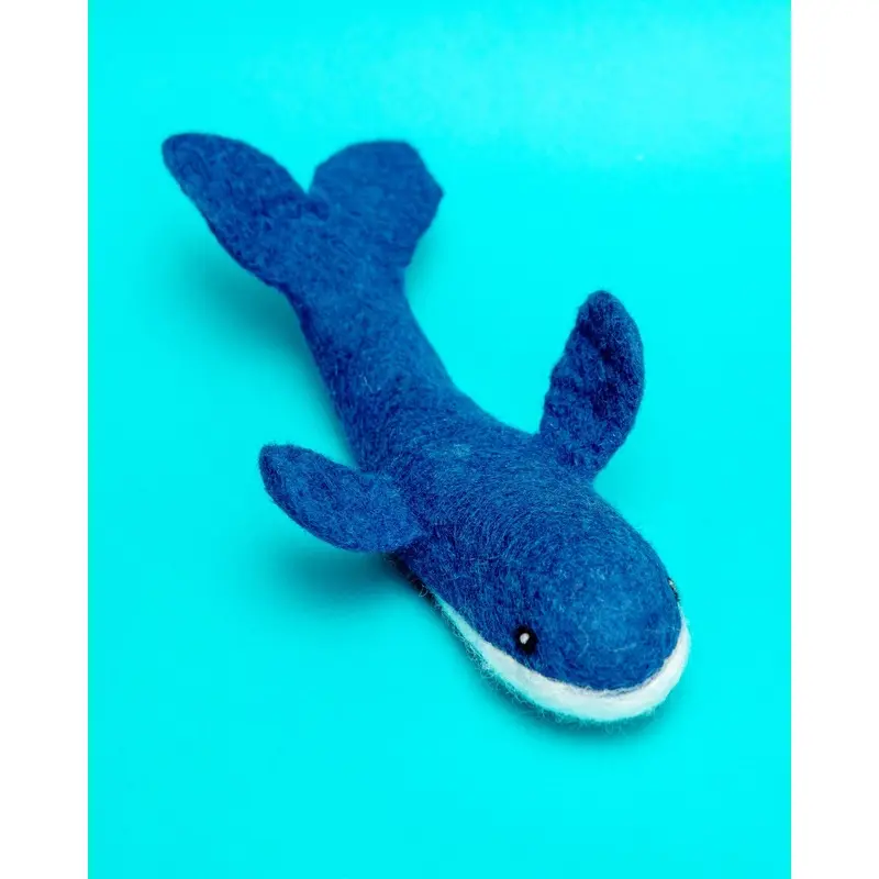 Wooly Whale Dog Toy