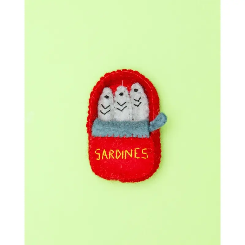 Sardines Wool Cat Toy