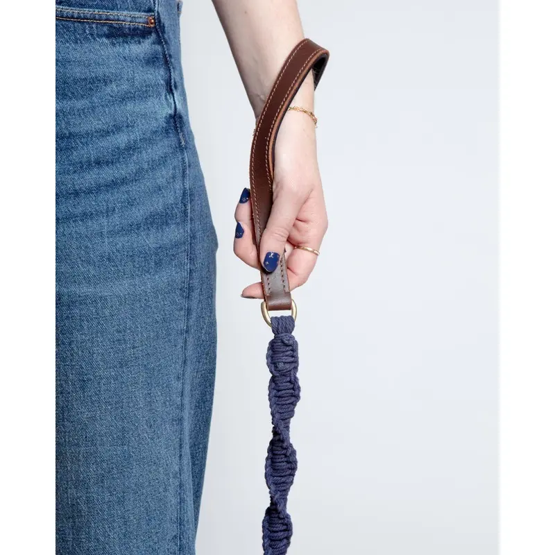 Seaside Cotton Woven Rope Dog Leash