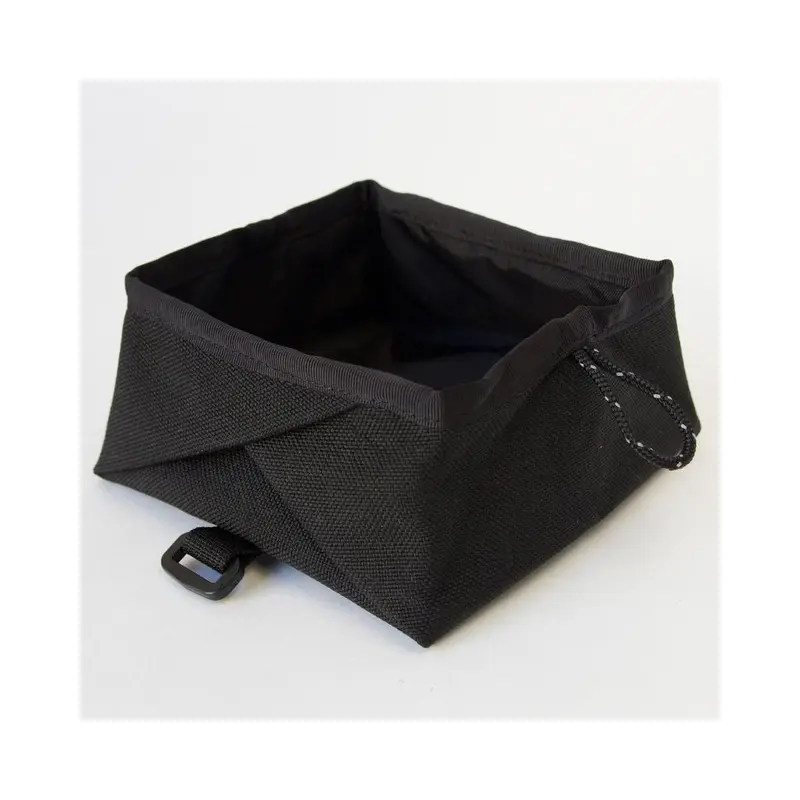 Montara Pop-Up Travel Dog Bowl in Black (Made in the USA)