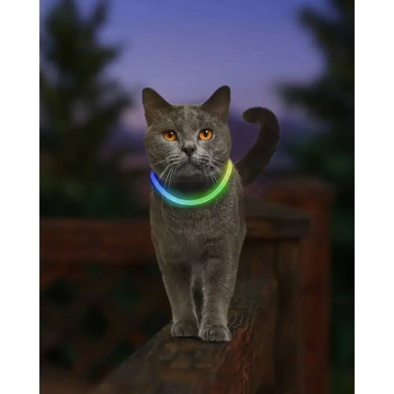 NITEMEOW Rechargeable Led Safety Cat Necklace