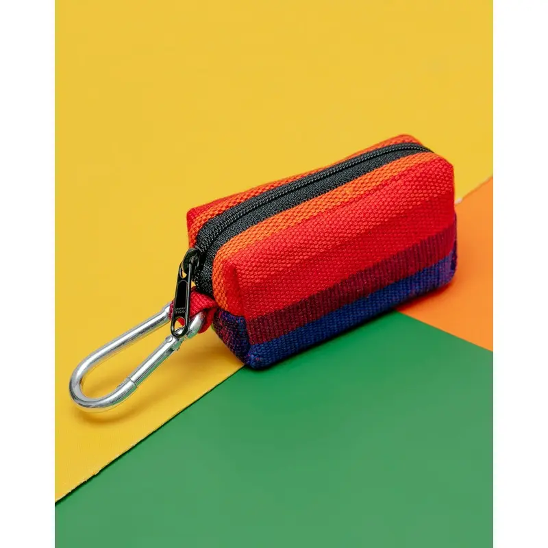 A Case Of Stripes Poo Bag Holder in Rainbow << FINAL SALE >>