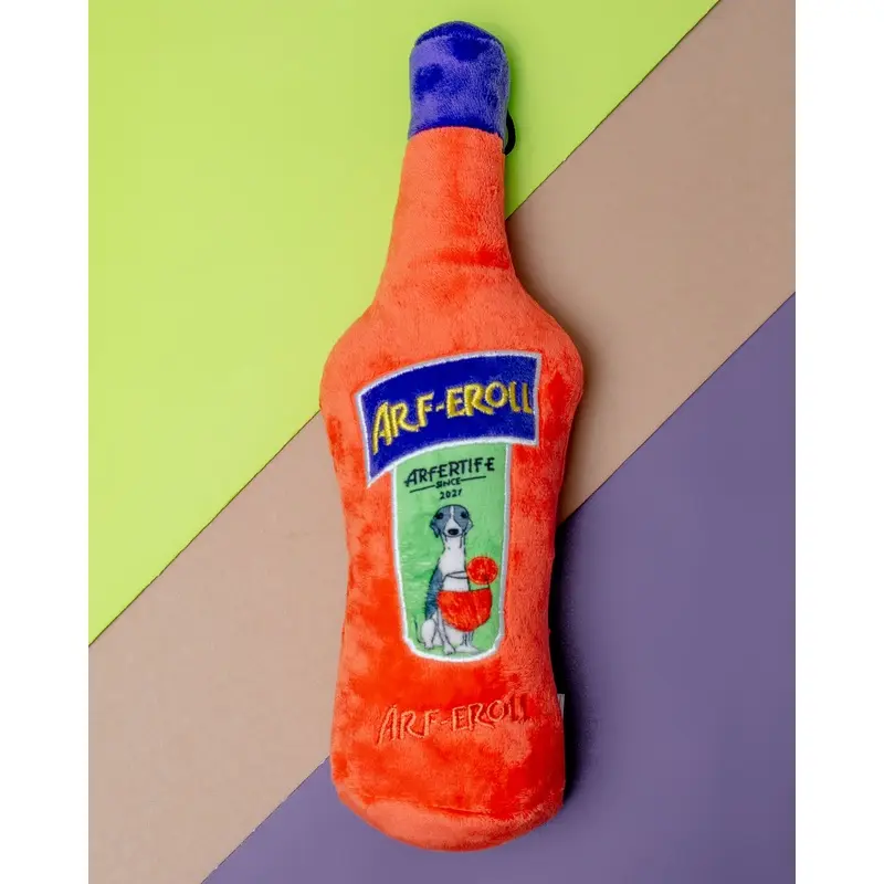 Arf-Eroll Squeaky Plush Dog Toy